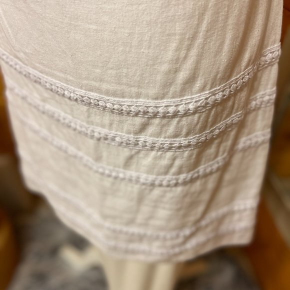 Old Navy linen mini strapless dress in white size 2. - Picture 4 of 5
